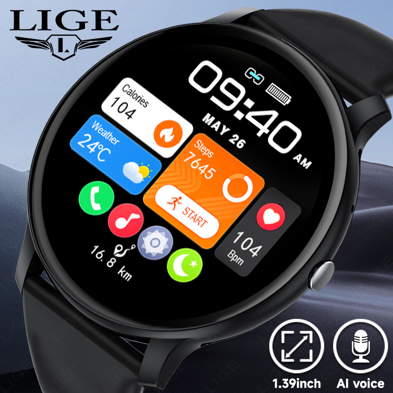 Smartwatch Latest Watches For Men - LIGE Bluetooth çağrı kadın akıllı saat