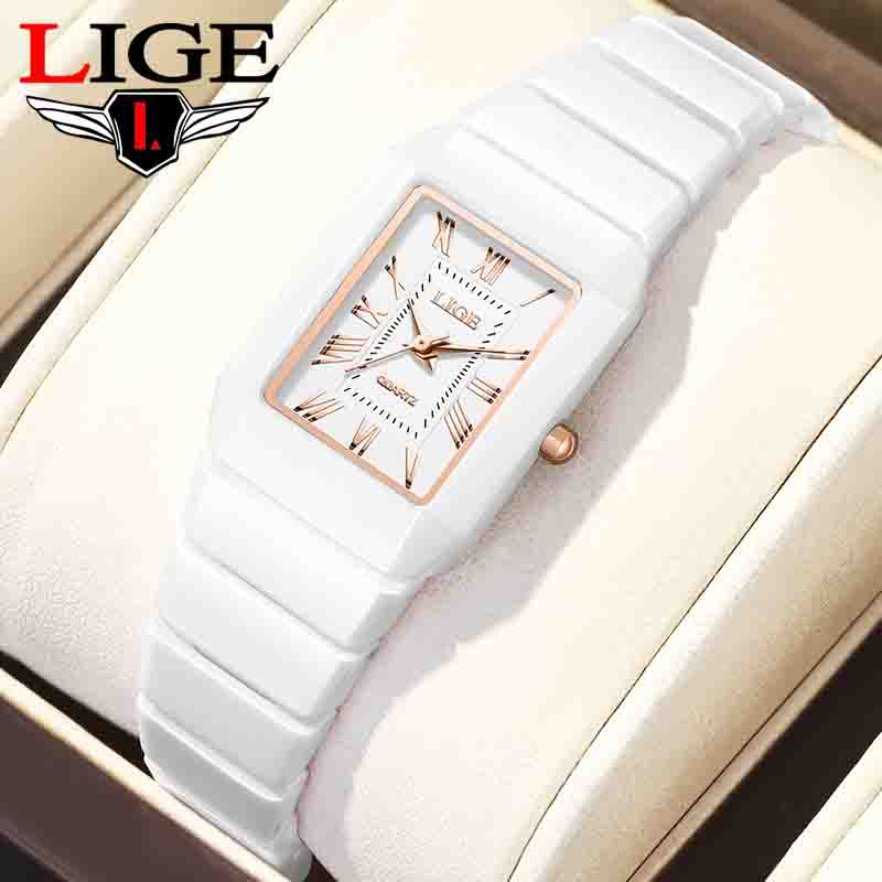 Luxury Ceramic Watch - LIGE İzle kadın Kol Saati Marka