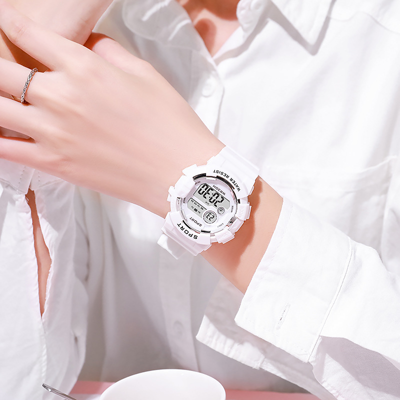 Smartwatch Digital Watches For Kid Boy With Alarm - YIKAZE çocuklar saatler moda aydınlık su