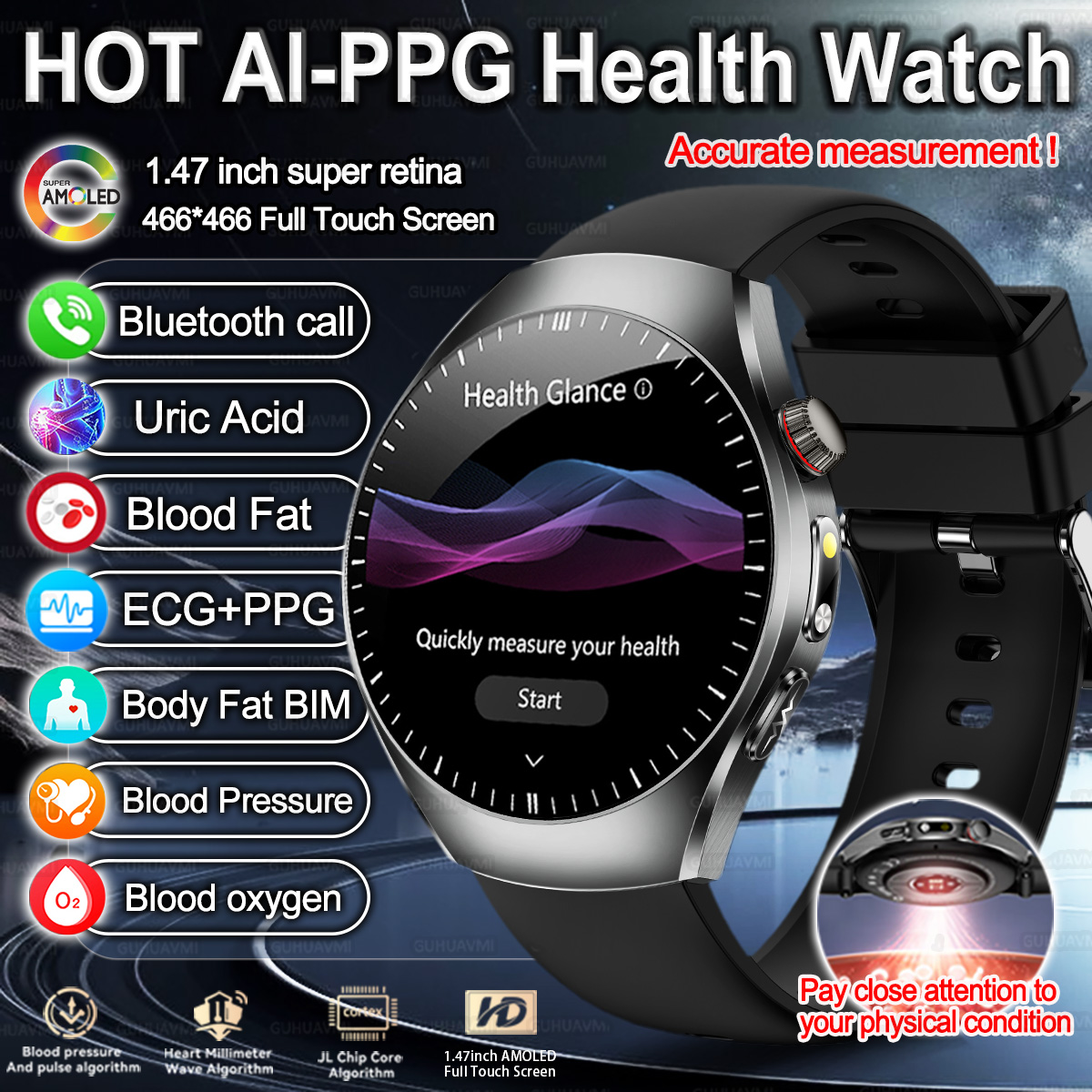 Smartwatch Watches Brands For Women - Yeni Marka 2026 yükseltme Sağlık Kontrolü
