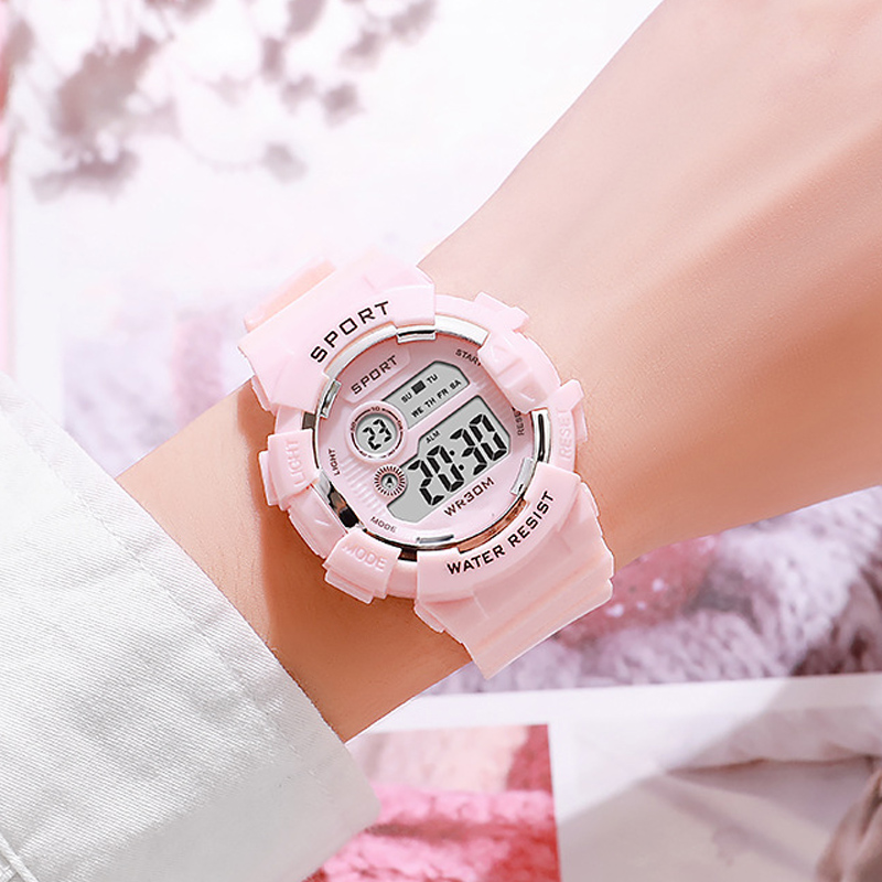 Smartwatch Watches Digital - Moda Çocuklar Saatler Aydınlık Su Geçirmez