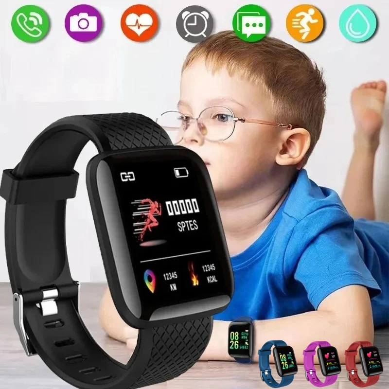 Smartwatch Digital Watches For Kid Boy With Alarm - Akıllı saat Spor Spor Çocuklar Saat