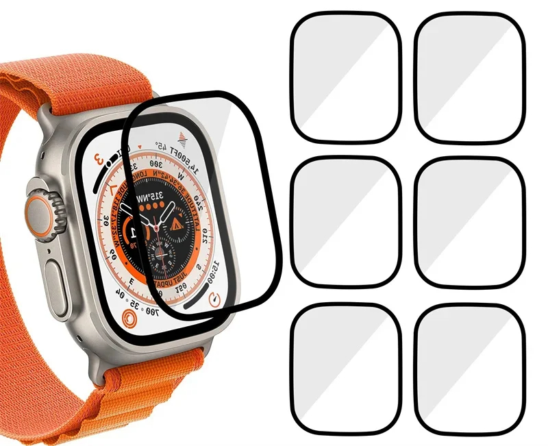 Smart Watch Screen Protector - Ekran Koruyucu 3D Temperli Cam Film