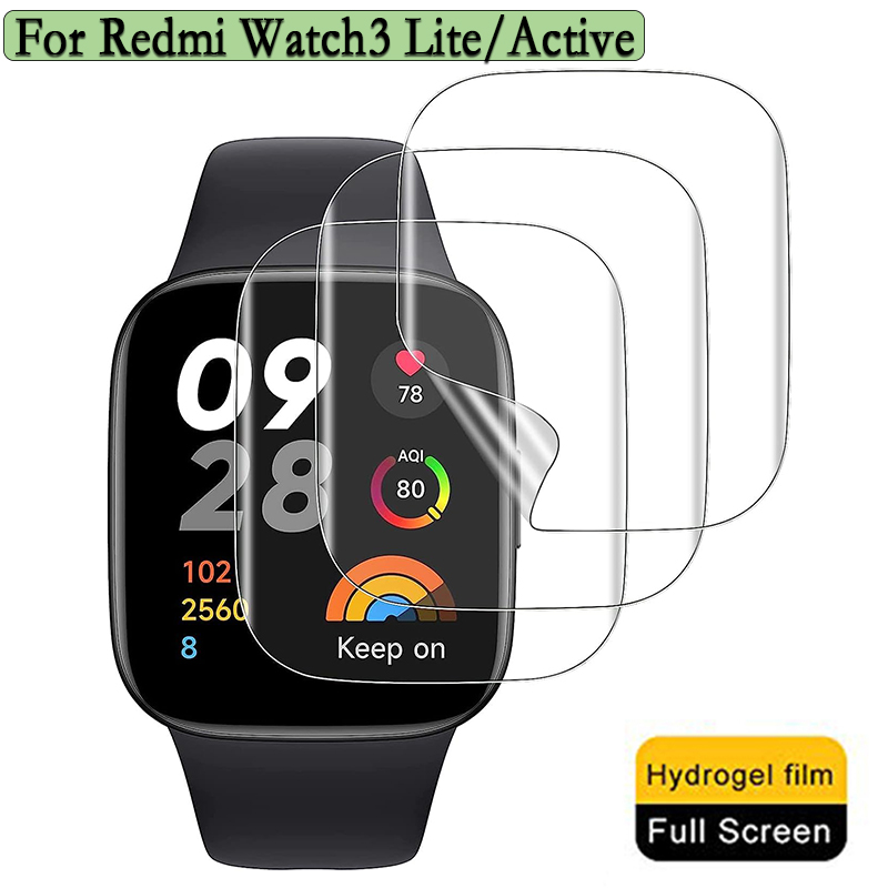 Smart Watch Screen Protector - 3/6 adet Hidrojel koruyucu film Redmi