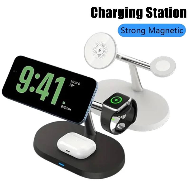 Smartwatch Watches Compatible With Iphone - 3'ü 1 Arada Opansten Manyetik Kablosuz