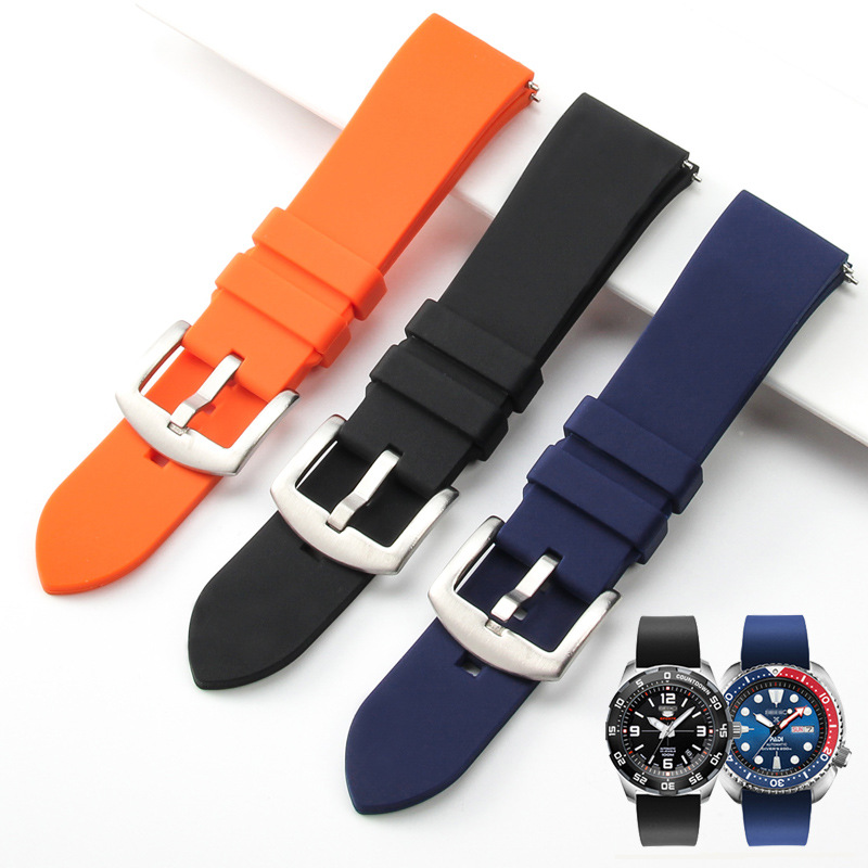 Tissot Watches Smartwatch - 19/20/21/22/24mm kauçuk saat kayışı silikon kayış