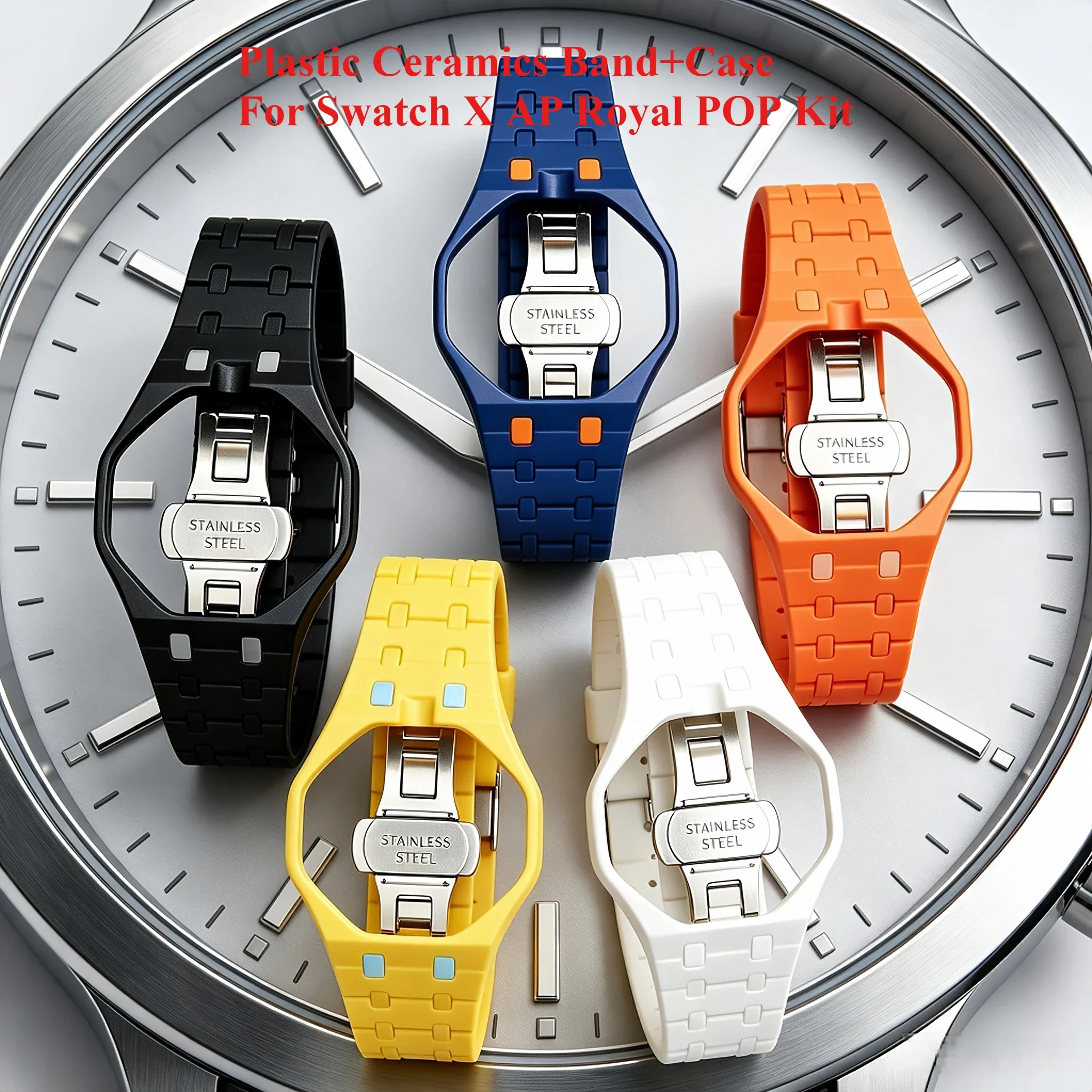 Luxury Ceramic Watch - Swatch X AP Royal POP Plastik