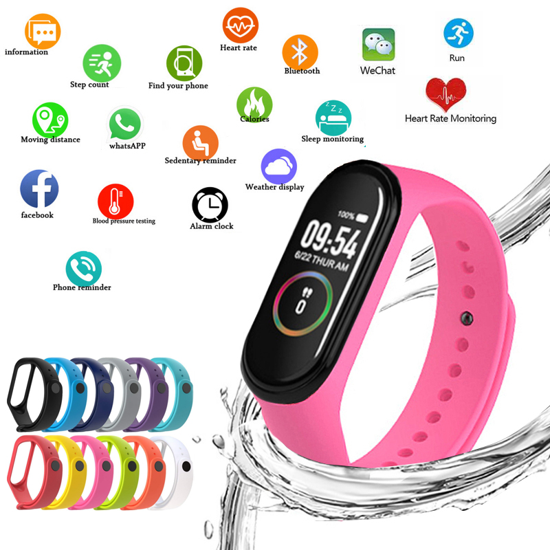 Smartwatch Watches Brands For Women - M4 akıllı saatler spor bilekliği kadınlar