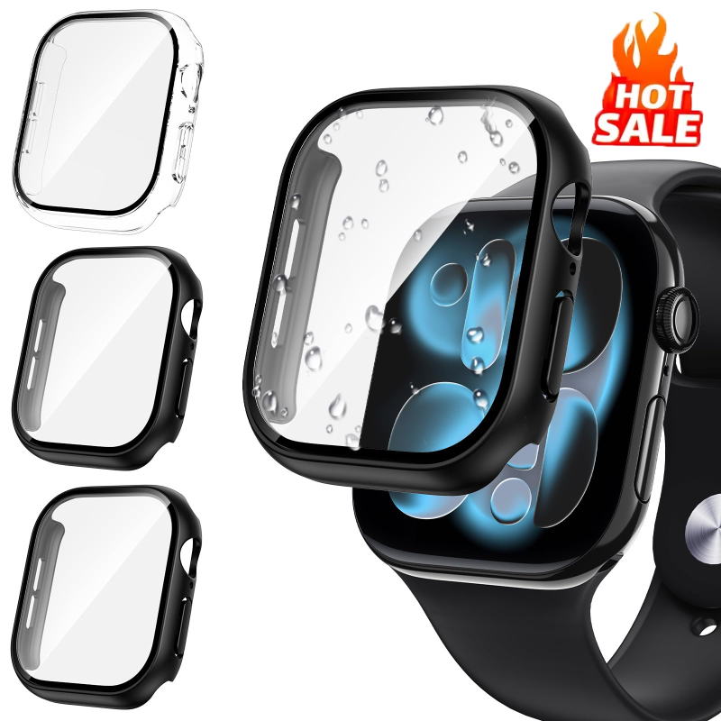 Iwatch Smartwatch Series 7 - 3 adet Cam + Kapak Apple