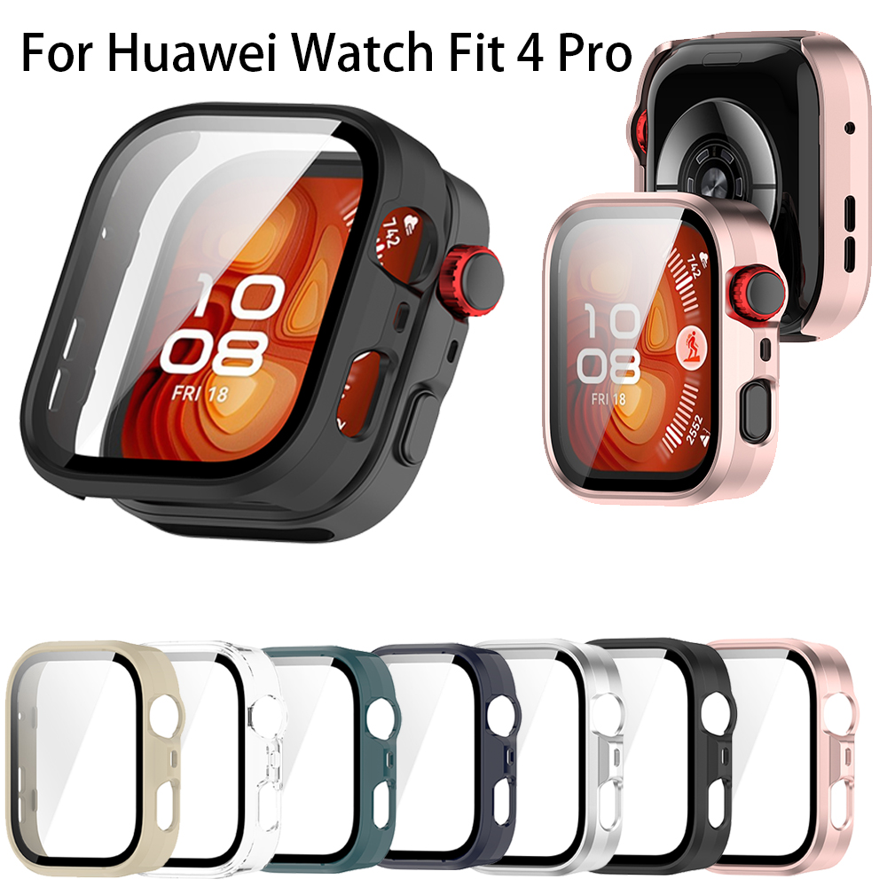 Huawei Smartwatch Watch Fit - Tam Koruyucu Cam Kılıf Huawei İzle