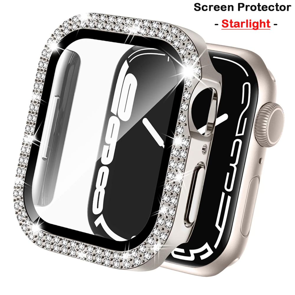 Iwatch Smartwatch Series 7 - Apple için elmas kapak İzle vaka