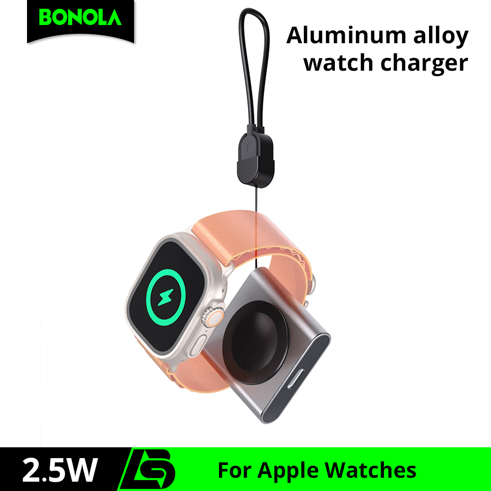 Smartwatch Watches Compatible With Iphone - Bonola Manyetik Saat Kablosuz Şarj Cihazı