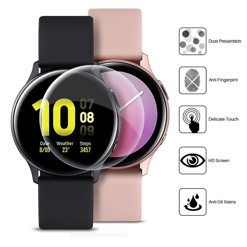Smart Watch Screen Protector - Samsung Galaxy için 2 adet tam