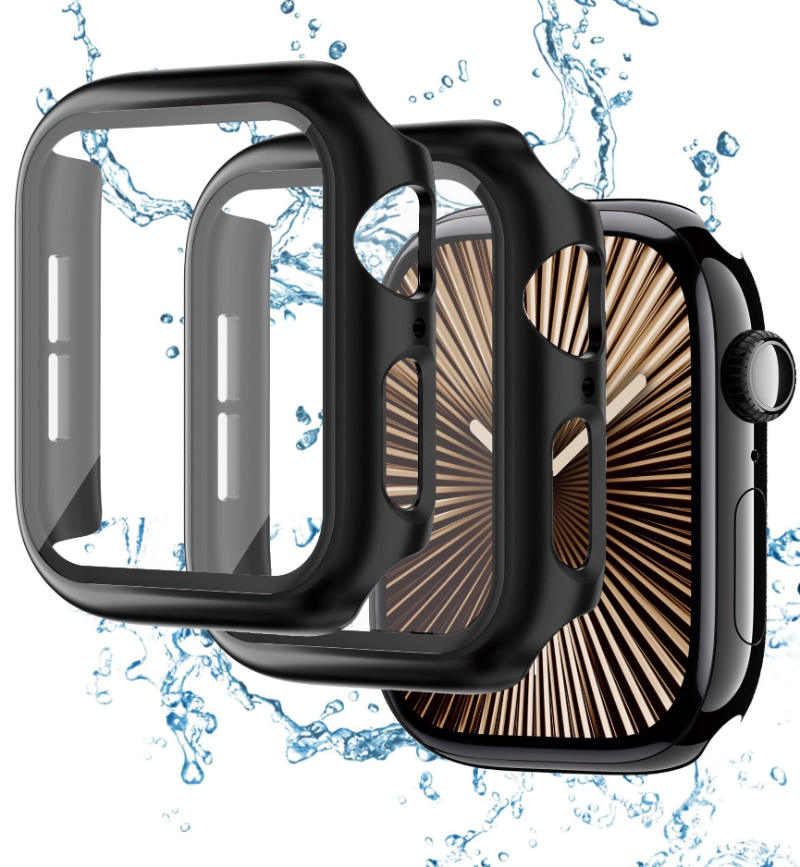 Iwatch Smartwatch Series 7 - 2 adet temperli cam + kılıf