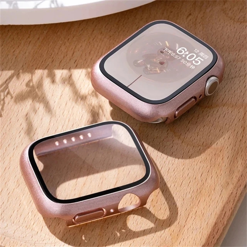Iwatch Smartwatch Series 7 - Temperli Cam + kapak Apple Watch