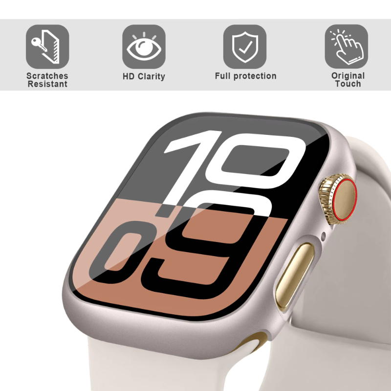 Temperli Cam + Kılıf Apple Wat - Iwatch Smartwatch Series 7 incelemesi ve fiyatı