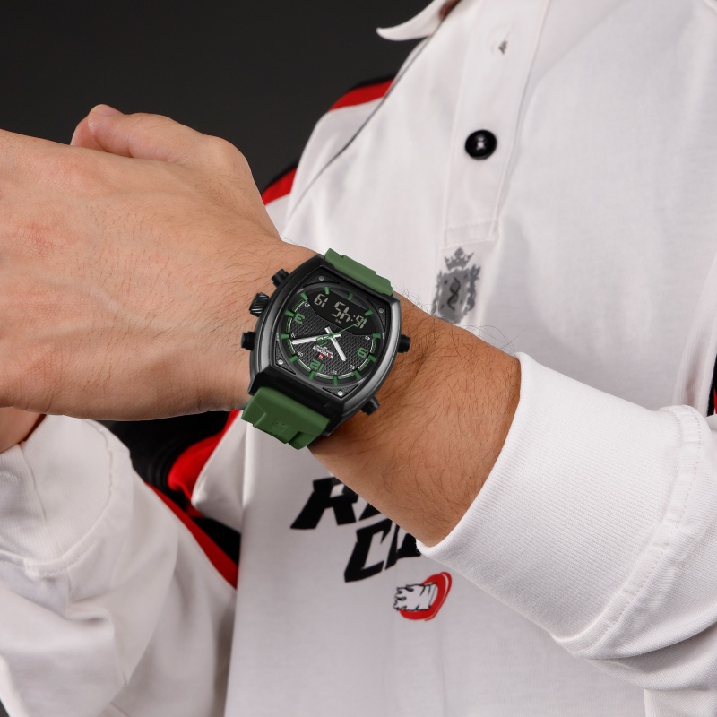 NAVIFORCE Erkek Çift Ekranlı S - Analog Quartz Watch incelemesi ve fiyatı