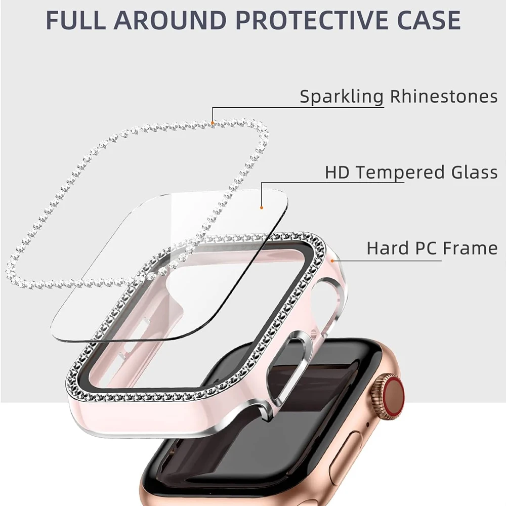 Bling Cam + Kapak Apple Watch  - Iwatch Smartwatch Series 7 incelemesi ve fiyatı