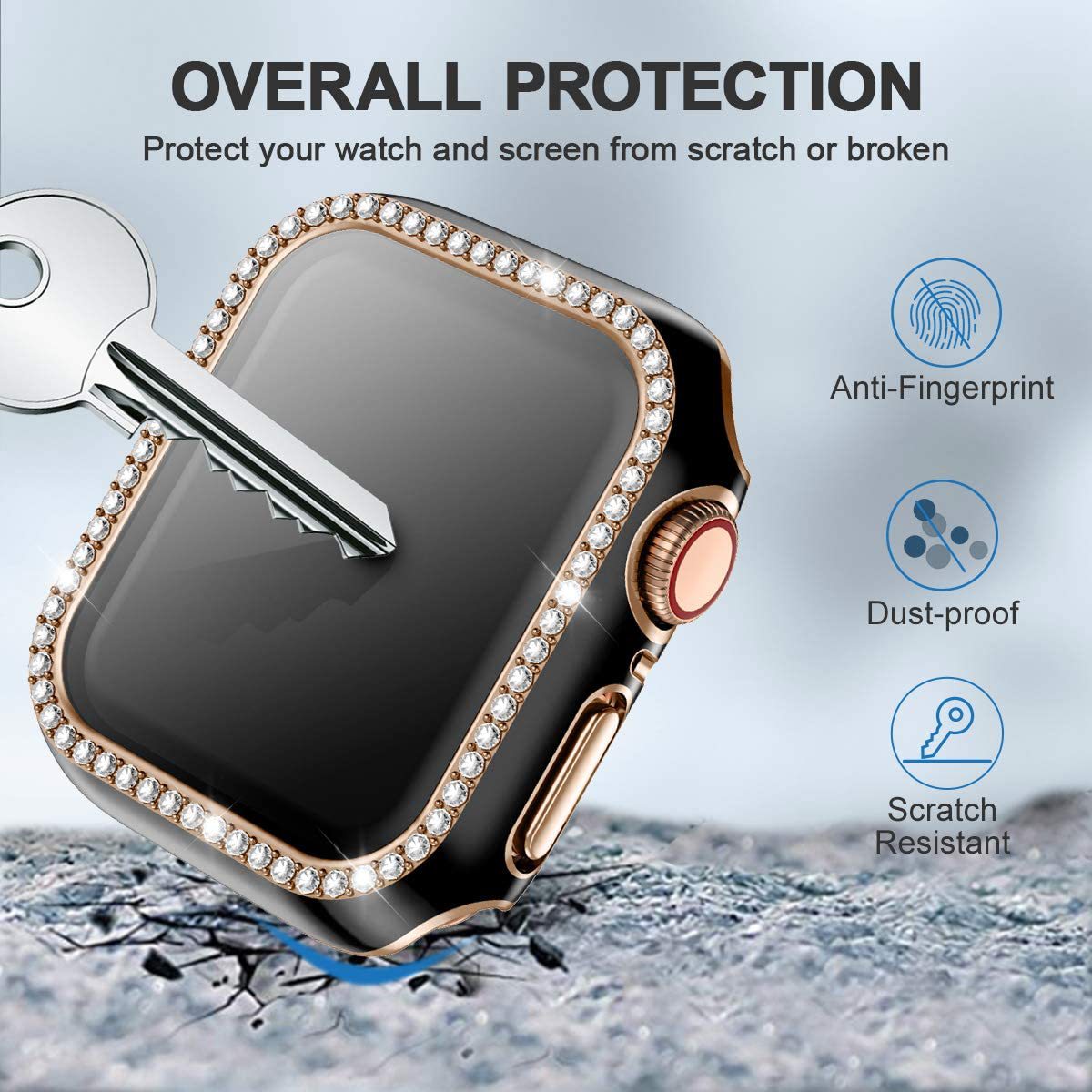 Bling Cam + Kapak Apple Watch  - Iwatch Smartwatch Series 7 incelemesi ve fiyatı