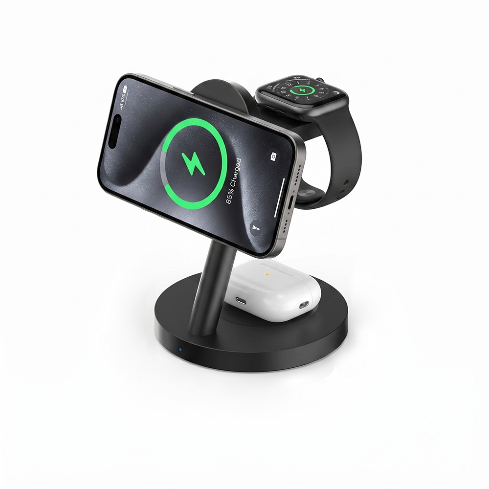 3'ü 1 arada Qi2.2 25W Hızlı Ka - Smartwatch Watches Compatible With Iphone incelemesi ve fiyatı