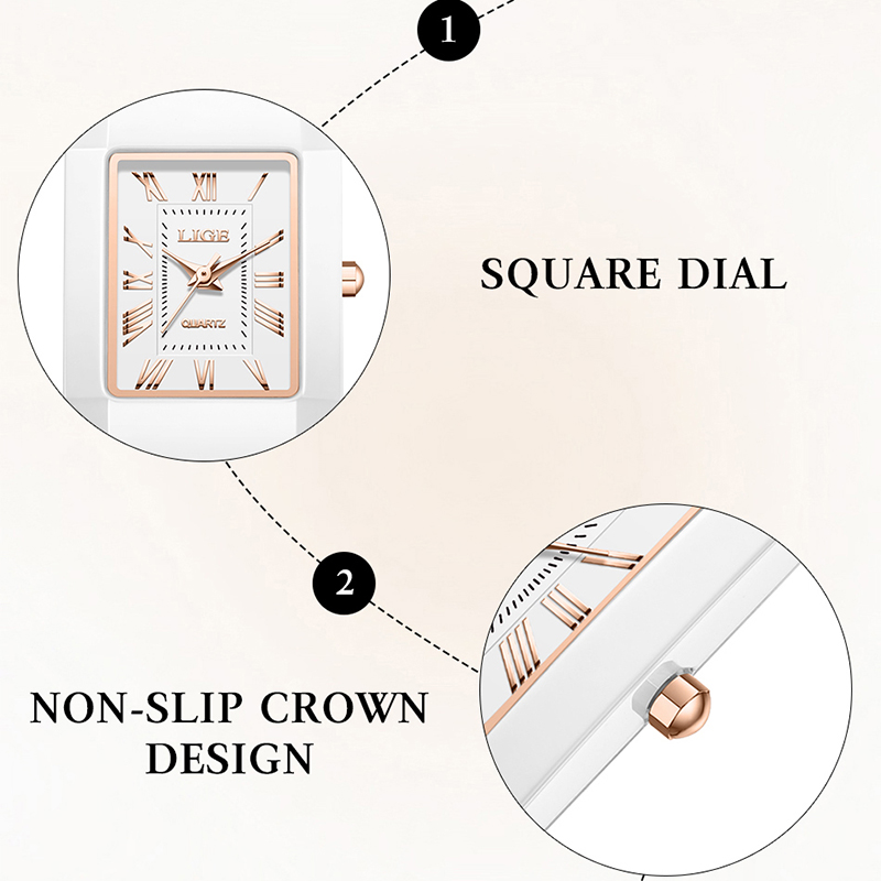 LIGE İzle kadın Kol Saati Mark - Luxury Ceramic Watch incelemesi ve fiyatı