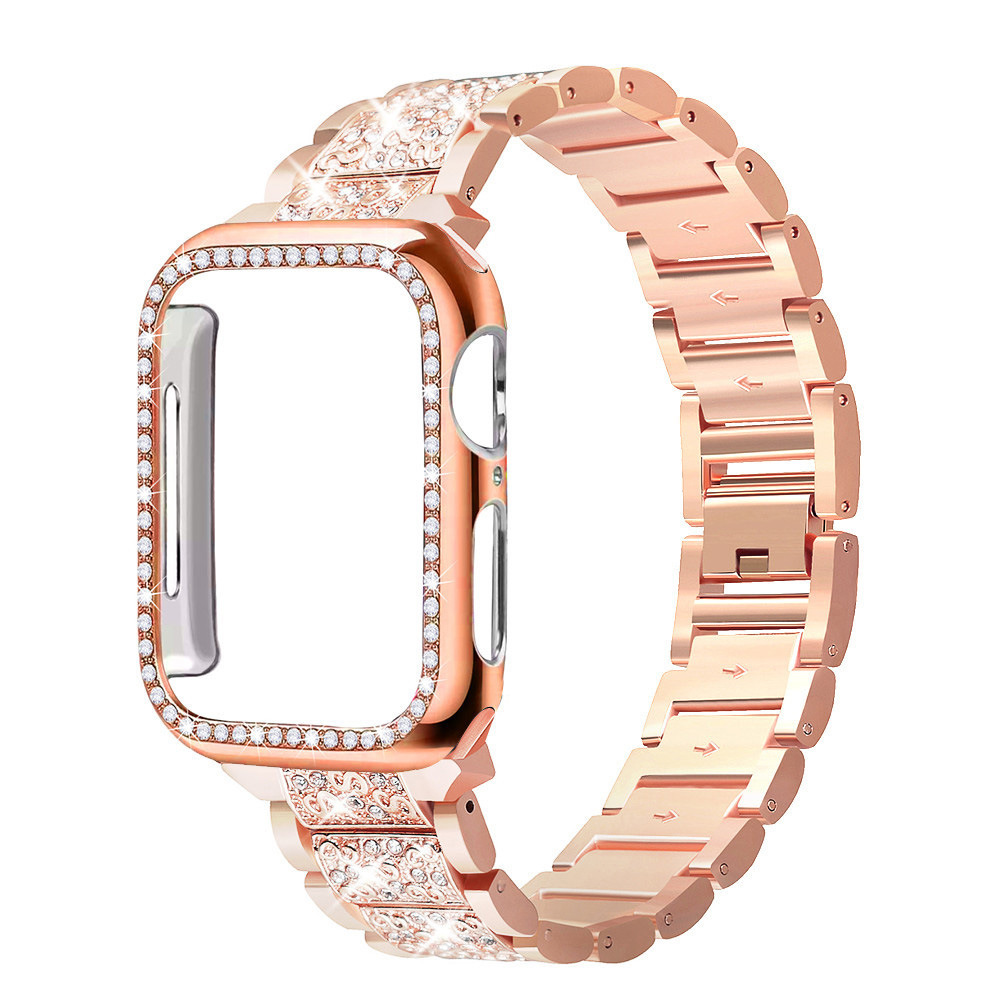 Kılıf + Bling kayış için Apple - Smartwatch Luxury Watches For Women incelemesi ve fiyatı