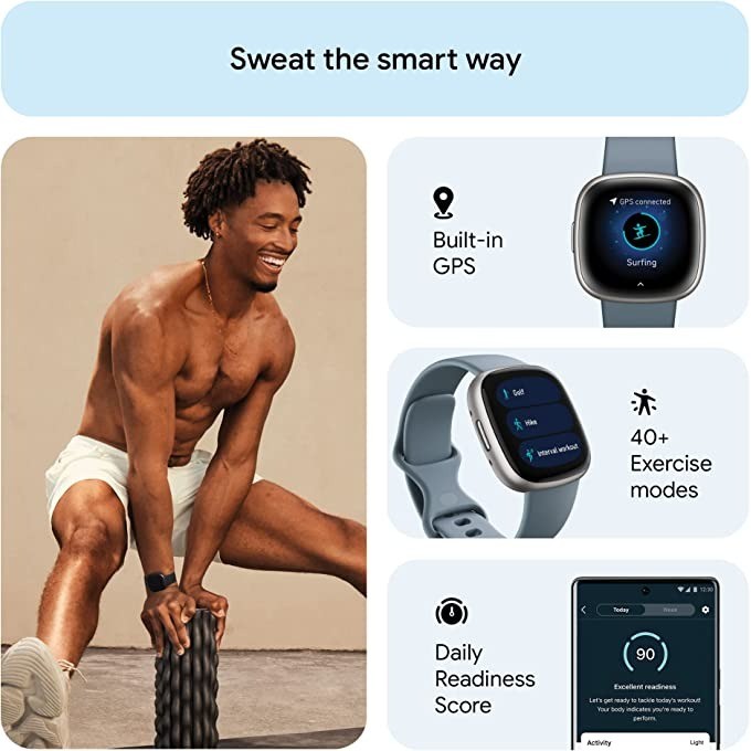 Fitbit Versa 4 Akıllı Saat Dah - Smartwatch Watches Digital incelemesi ve fiyatı