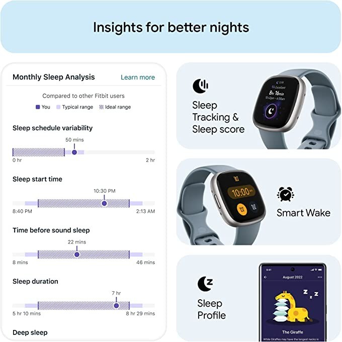 Fitbit Versa 4 Akıllı Saat Dah - Smartwatch Watches Digital incelemesi ve fiyatı