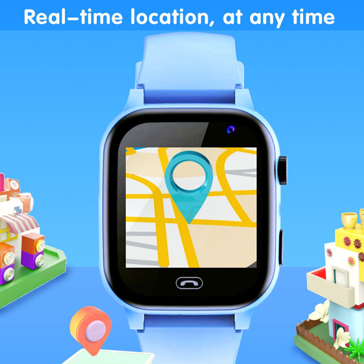 Çocuklar akıllı saat SOS çağrı - Smartwatch Watches For Girls Kids incelemesi ve fiyatı