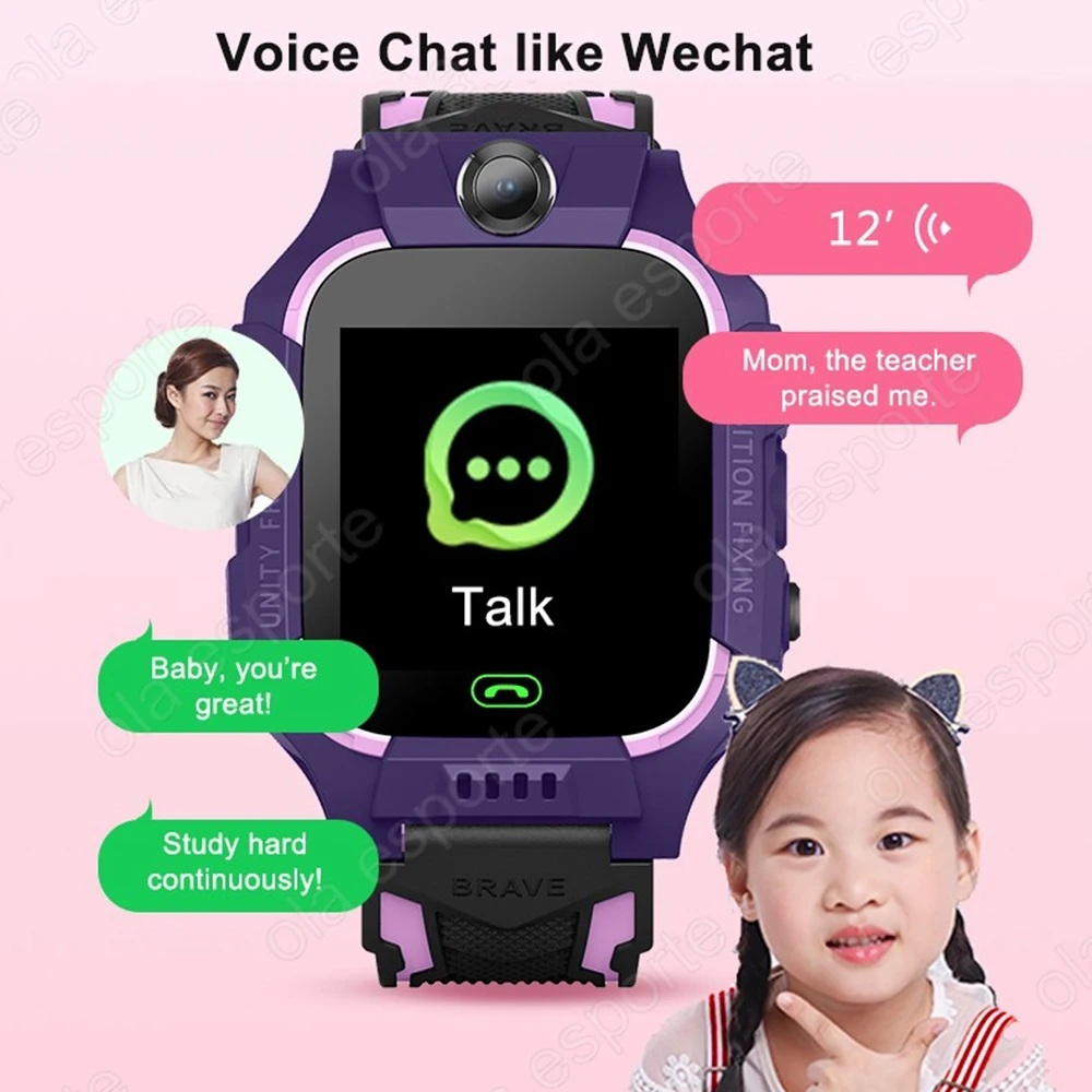Q12 Çocuklar Akıllı 2G Çağrı T - Smartwatch Digital Watches For Kid Boy With Alarm incelemesi ve fiyatı