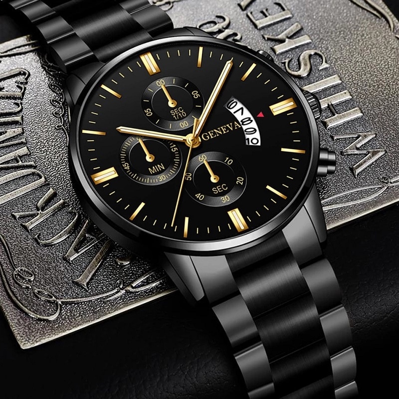 Moda erkekler siyah paslanmaz  - Seiko Watch 5 Sports incelemesi ve fiyatı
