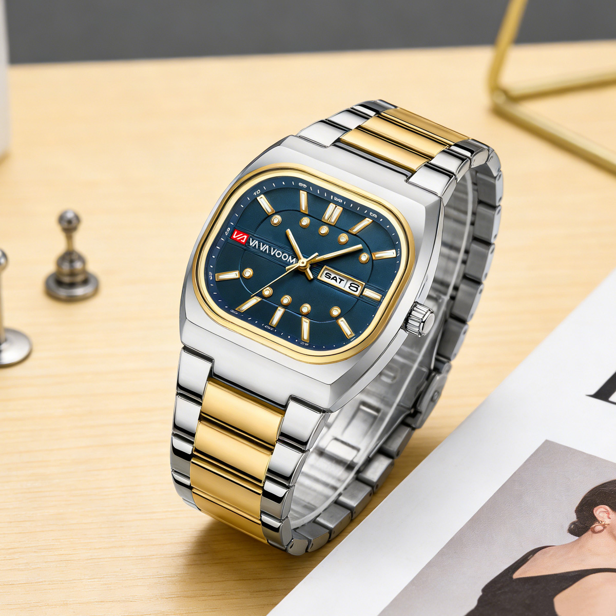 Kare Yeni Benzersiz Tasarım Çe - Analog Quartz Watch incelemesi ve fiyatı