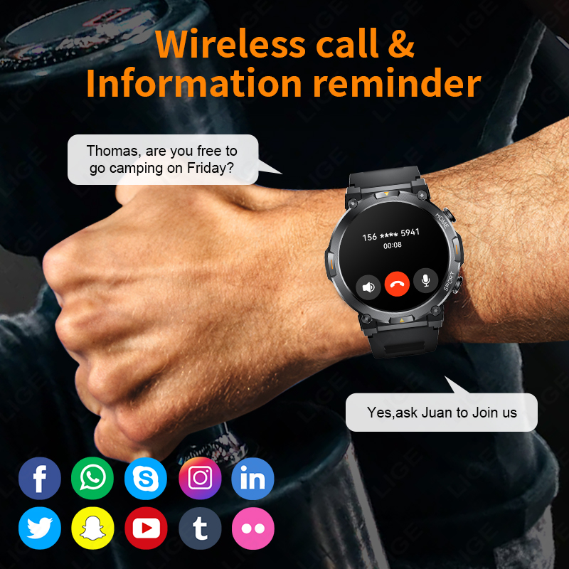 LIGE 2026 Erkekler Akıllı Saat - Smartwatch Latest Watches For Men incelemesi ve fiyatı