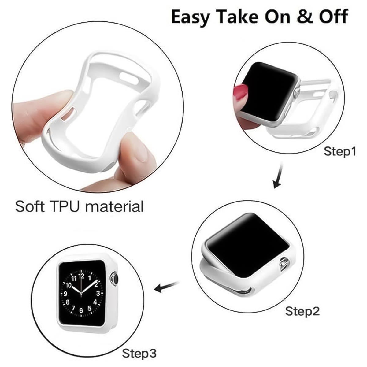 Huawei için TPU silikon kılıf  - Huawei Smartwatch Watch Fit incelemesi ve fiyatı