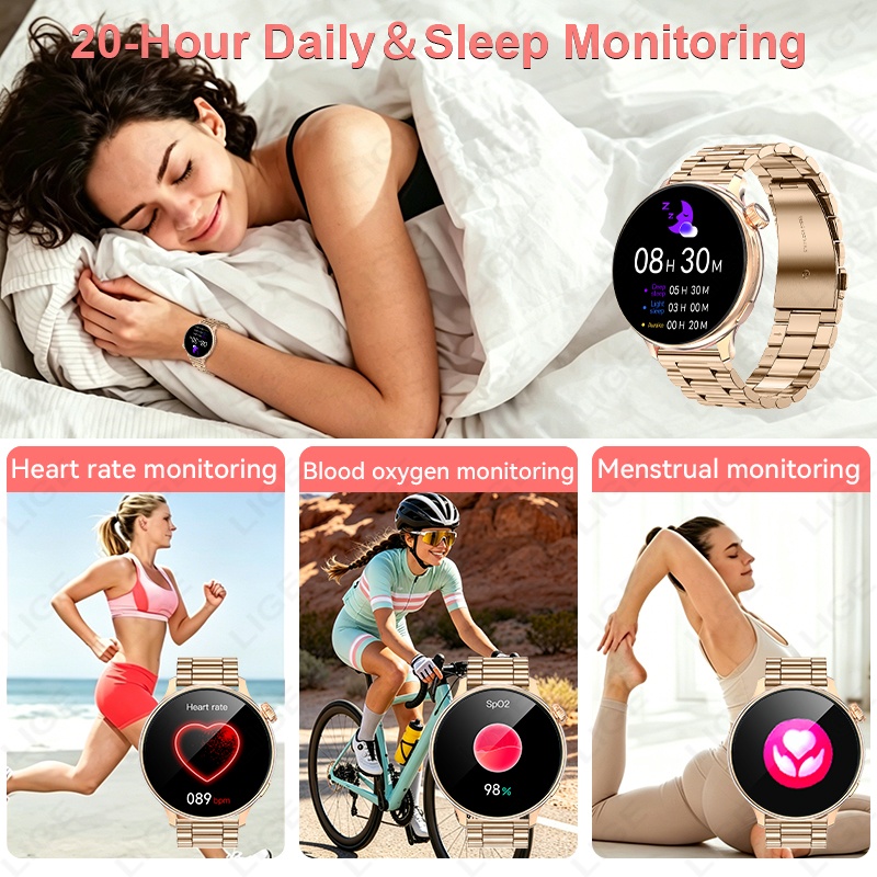 LIGE Lüks Kadın Akıllı Saat 1. - Smartwatch Luxury Watches For Women incelemesi ve fiyatı