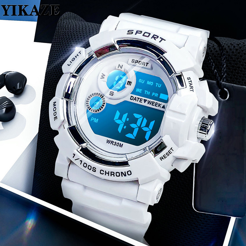 YIKAZE Çocuklar Saatler Moda A - Smartwatch Digital Watches For Kid Boy With Alarm incelemesi ve fiyatı