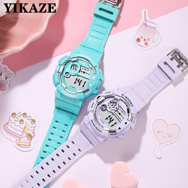 YIKAZE Çocuklar Saatler Moda A - Smartwatch Digital Watches For Kid Boy With Alarm incelemesi ve fiyatı