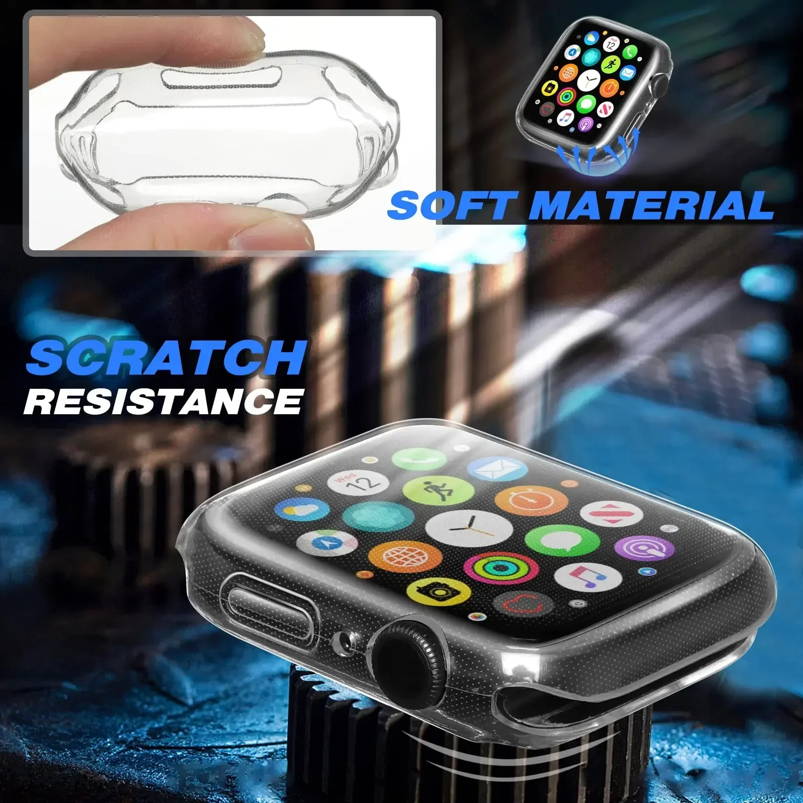 Kapak Apple Watch Kılıfı 44mm  - Iwatch Smartwatch Series 7 incelemesi ve fiyatı