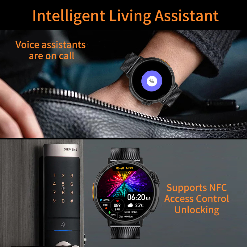 Yeni NFC Lüks Askeri Kadınlar  - Smartwatch Luxury Watches For Women incelemesi ve fiyatı