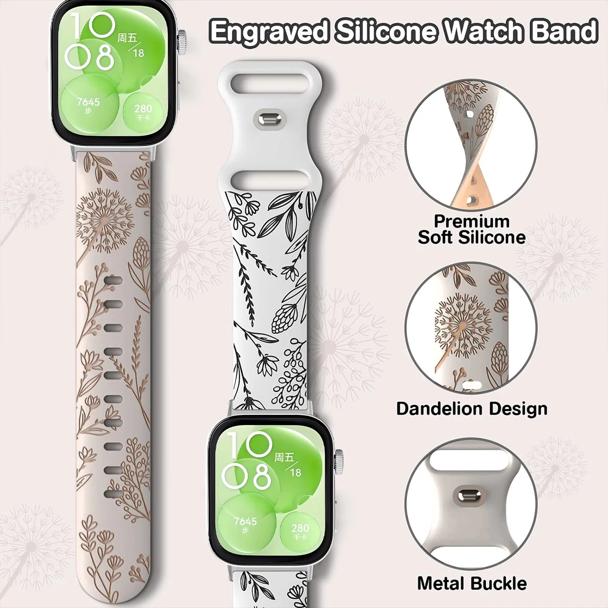 Baskılar Tasarım Bant Huawei İ - Huawei Smartwatch Watch Fit incelemesi ve fiyatı