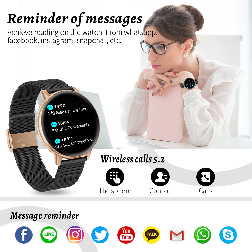 FOXBOX akıllı saat sağlık izle - Smartwatch Luxury Watches For Women incelemesi ve fiyatı
