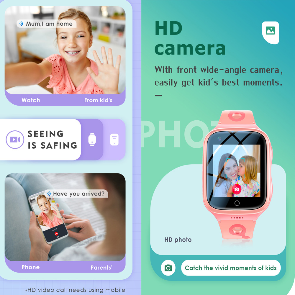4G akıllı saat çocuklar GPS Wi - Smartwatch Watches For Girls Kids incelemesi ve fiyatı