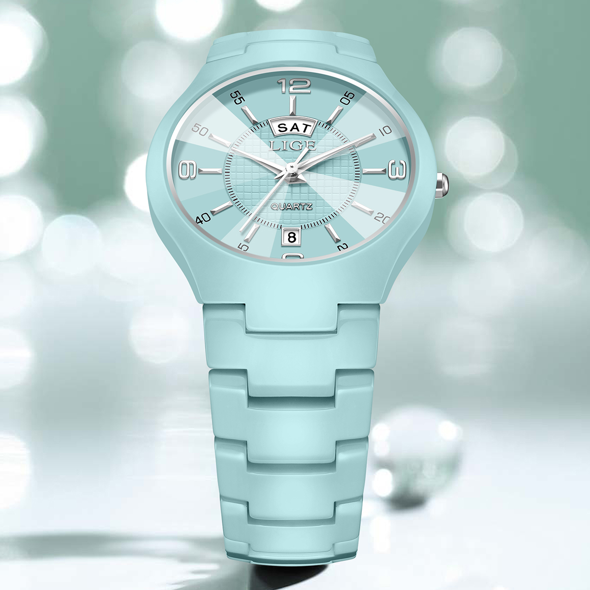 LIGE Zarif Kadın Saati Moda Lü - Luxury Ceramic Watch incelemesi ve fiyatı