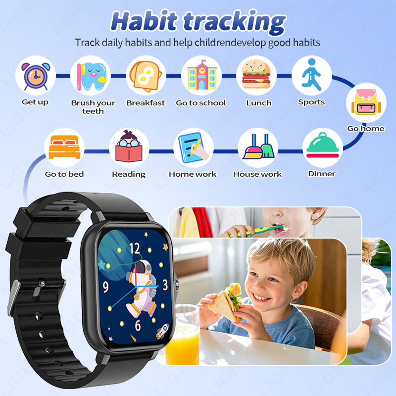 LIGE 2025 Sesli Kitap Çocuk Sm - Smartwatch Digital Watches For Kid Boy With Alarm incelemesi ve fiyatı