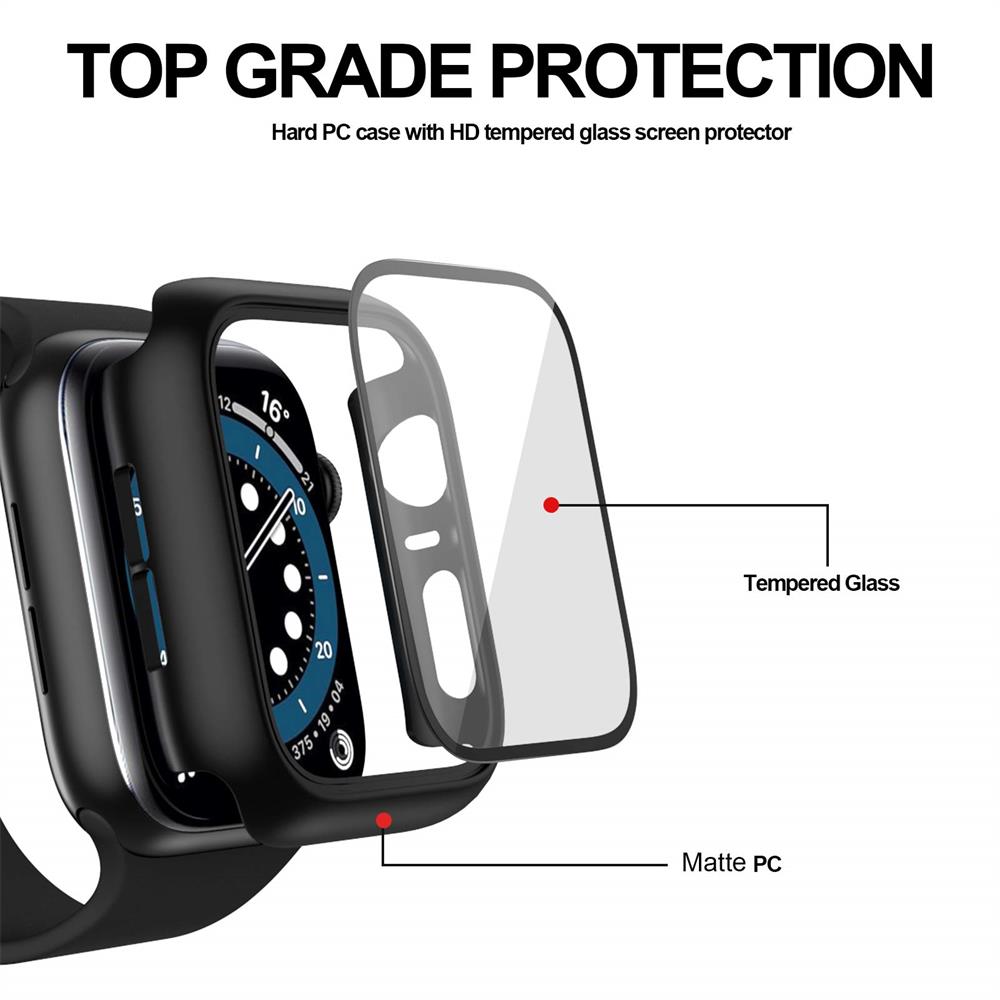 Cam + Kapak Apple Watch kılıfı - Iwatch Smartwatch Series 7 incelemesi ve fiyatı
