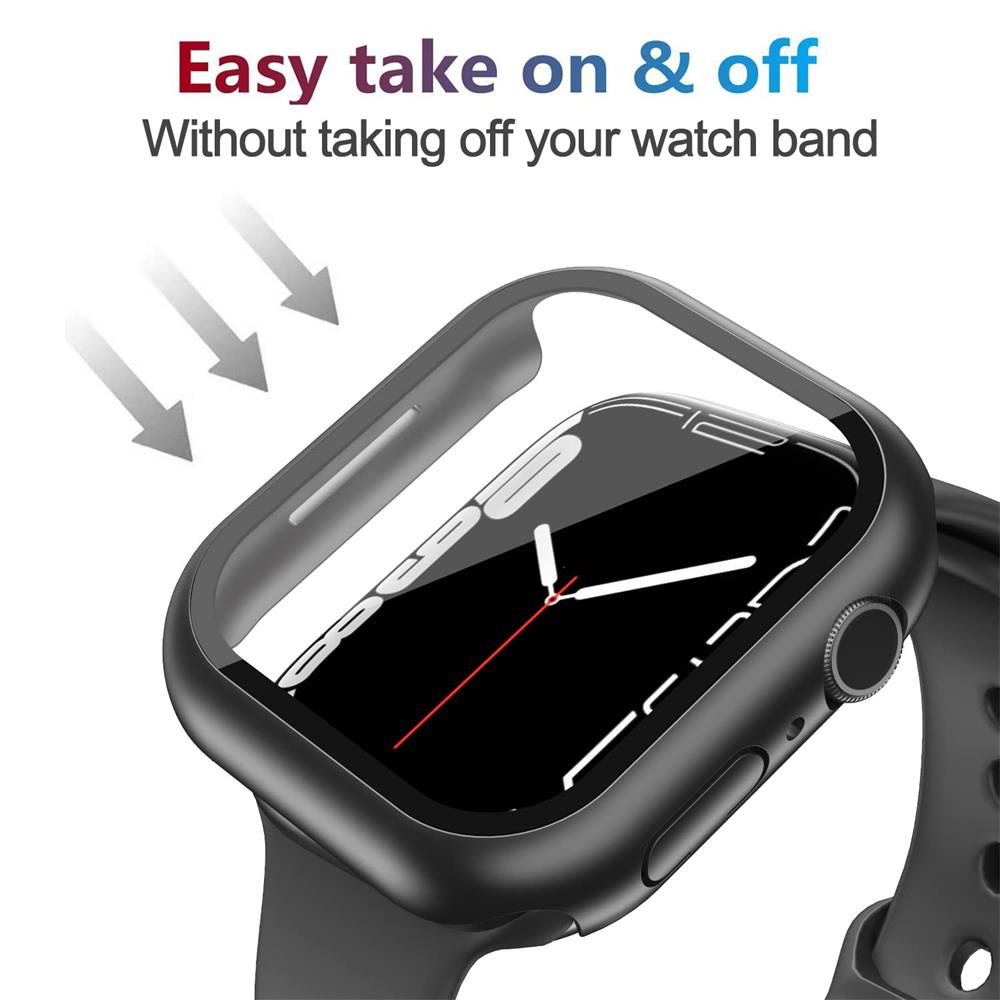 Cam + Kapak Apple Watch kılıfı - Iwatch Smartwatch Series 7 incelemesi ve fiyatı