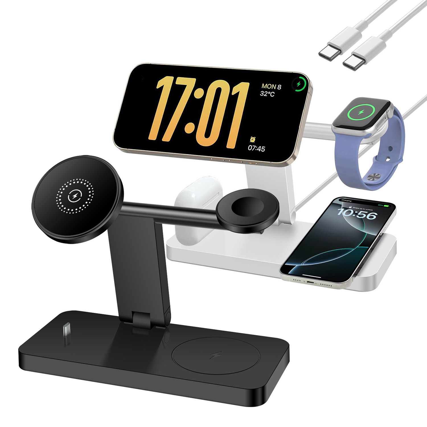 4'ü 1 Arada Manyetik Kablosuz  - Smartwatch Watches Compatible With Iphone incelemesi ve fiyatı