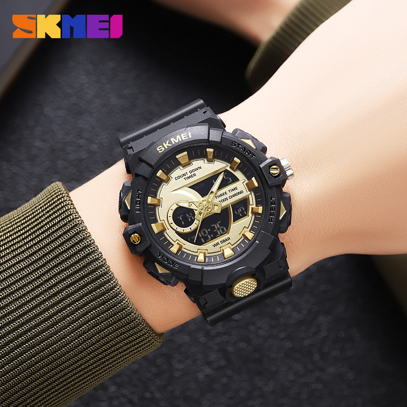 Çok fonksiyonlu LED Işık Dijit - Analog Quartz Watch incelemesi ve fiyatı