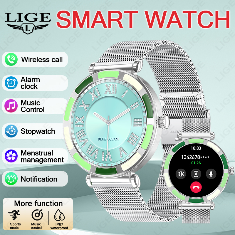 LIGE Lüks Kadın Akıllı Saatler - Smartwatch Luxury Watches For Women incelemesi ve fiyatı