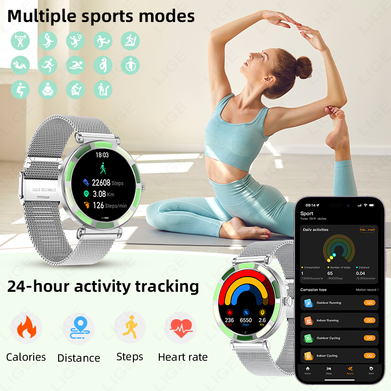 LIGE Lüks Kadın Akıllı Saatler - Smartwatch Luxury Watches For Women incelemesi ve fiyatı